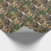 Grote Uil Bubo Bubo Boo- Halloween-serie Cadeaupapier (Hoek)