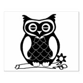 Grote Uil Rubber Stamp Rubberstempel (Afrduk)