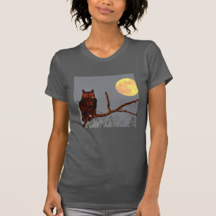Grote Uil   Volle Maan T-shirt