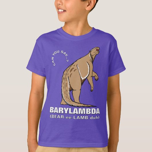 Grote uitgestorven namen (#2): Barylambda T-shirt (Voorkant)