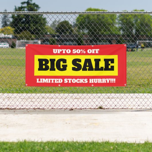 Grote uitverkoop aanpasbare bewerkbare banner (Insitu)