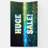 Grote uitverkoop glinsterende banner (Verticaal)