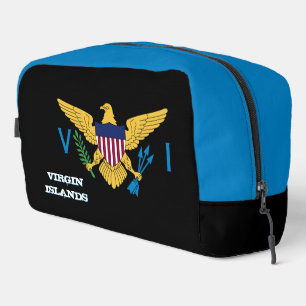Grote V Islands tas, mode, Maagdeneilanden vlag Toilettasje