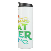 Grote Vader: Kleurrijk Man Vereerd Thermosbeker (Geroteerd rechts)