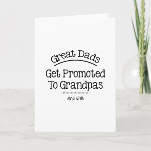 Grote vaders worden gepromoveerd tot Grandpas Vade Kaart
