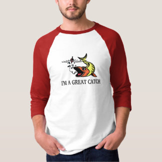 Grote vangst (geel/Oranje) V2 T-shirt