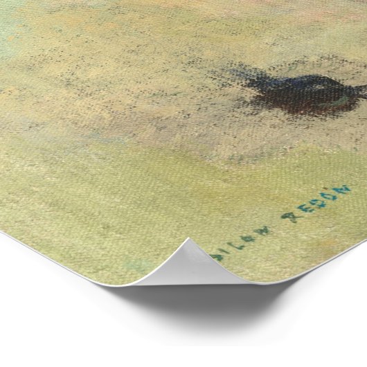 Grote Vase met bloemen - Odilon Redon Fine Art Poster (Hoek)