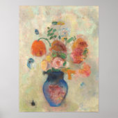 Grote Vase met bloemen - Odilon Redon Fine Art Poster (Voorkant)
