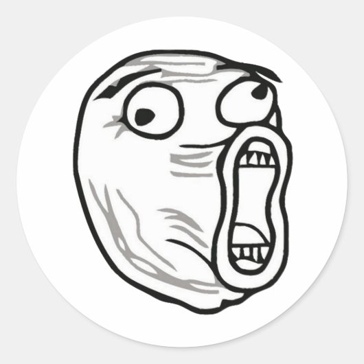 grote vent ronde sticker (Voorkant)