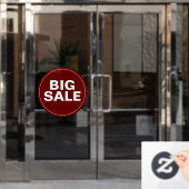 Grote Verkoopvenster Cling Raamsticker (Kantoordeur)