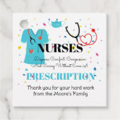 grote Verpleegkundigen zoals u waardering label (Voorkant)