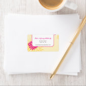 GROTE VERZENDLABELS :: moderne dahlia 3 L Etiket (Insitu)