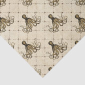 Grote Vintage Octopus Tissuepapier (Detail)