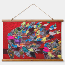 Grote vis hangend wandkleed