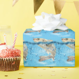 grote vis in water cadeaupapier
