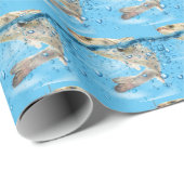 grote vis in water cadeaupapier (Rol Hoek)