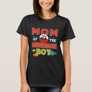 Grote Vis Thema Moeder Van De Verjaardag Jongen T- T-shirt
