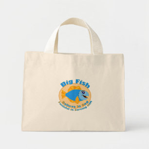 Grote Vissen Geloven in God Mini Tote Bag