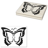 Grote vlinder Rubberstempel (Gestempeld)