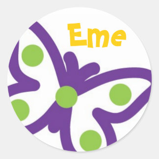 Grote vlinder Stickers