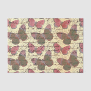 Grote vlinder tissuepapier