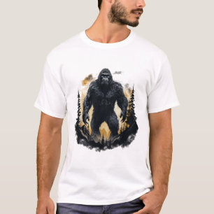Grote voet in het bos t-shirt