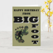 Grote voet met voet logo kaart (Gele Bloem)