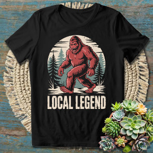 Grote Voet Yeti Grappige Lokale Legende - Humorist T-shirt