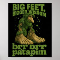 Grote Voeten Grotere Wijsheid Bos Troll Meme Brr P