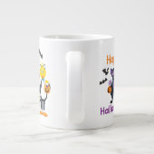 Grote vogel en graaf | Fijne Halloween Extra Grote Beker (Achterkant)