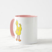 Grote Vogel met kerstversiering Mok (Voorkant links)