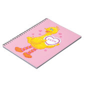 Grote Vogel Valentijn Notitieboek (Linkerzijde)