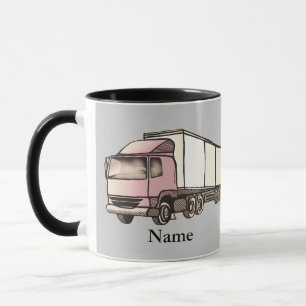 Grote vrachtwagen mok