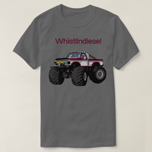 Grote vrachtwagen t-shirt (Design voorkant)
