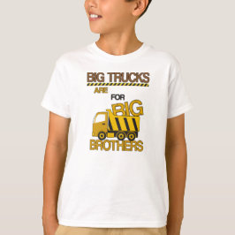 Grote vrachtwagens voor de bouw van Big Brothers T-shirt