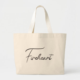 Grote Vuurhart Troon van Glass Tas