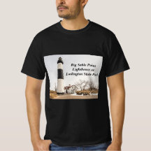 Grote vuurtoren van Sable Point in Ludington