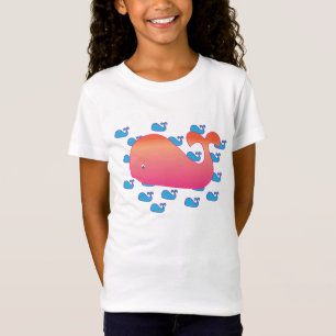 Grote walvis, kleine walvissen t-shirt