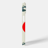 GROTE WAVE EN RODE ZON Blauw Wit Nautisch Case-Mate iPhone Case (Achterkant / Rechts)