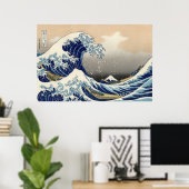 GROTE WAVE VAN KANAGAWA POSTER (Thuiskantoor)