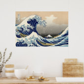 GROTE WAVE VAN KANAGAWA POSTER (Keuken)
