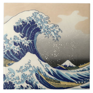 GROTE WAVE VAN KANAGAWA TEGELTJE