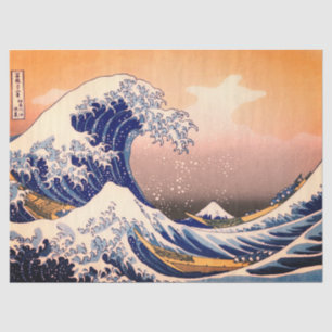 GROTE WAVE VAN KANAGAWA TISSUEPAPIER