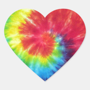 Grote werveling hart sticker