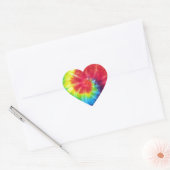 Grote werveling hart sticker (Envelop)