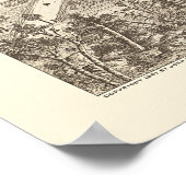 Grote Westerne centrale, CO Panorama-kaart - 1887 Poster (Hoek)