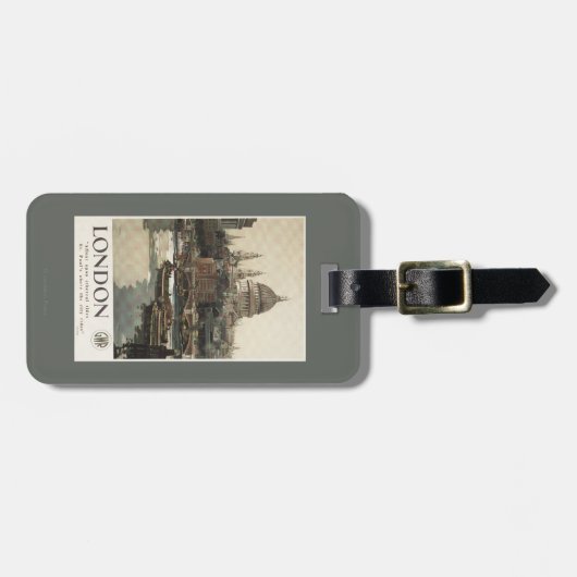 Grote Westerne spoorweg St. Paul's reisposter Bagagelabel (Voorkant horizontaal)