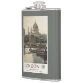 Grote Westerne spoorweg St. Paul's reisposter Heupfles (Links)