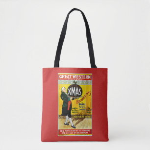 Grote Westerne treinpaden Tote Bag