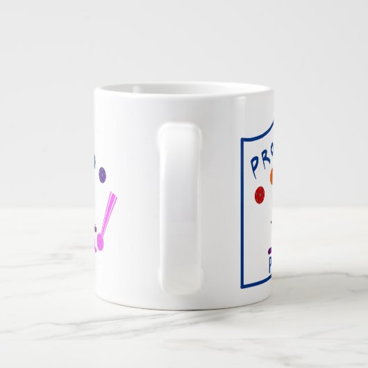 Grote WH Ptown Pickleball Giant Coffee Mok (Achterkant)